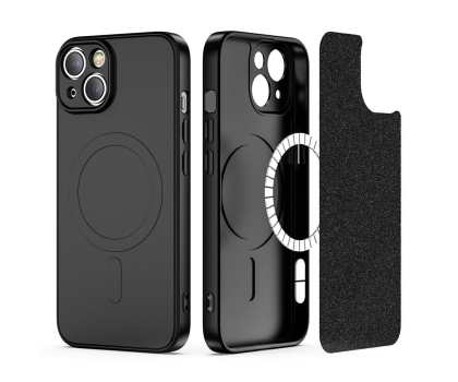 Etui do telefonów TECH-PROTECT Silicone Magsafe do iPhone 13 / iPhone 14 black